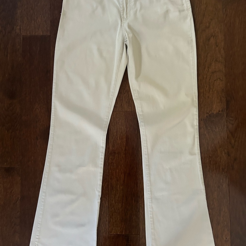 WOMENS CREAM SO GSjC STRETCH PANTS 7 AVG - Picture 2 of 3